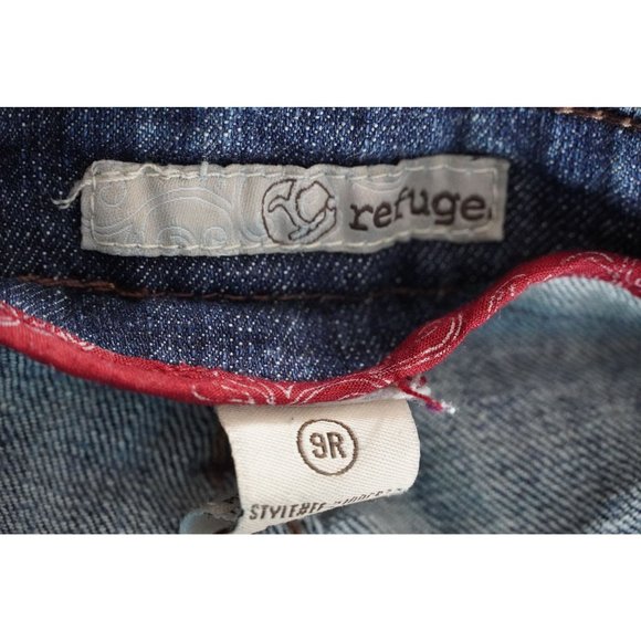 Refuge Jeans Size 9 Low Rise Boot Cut Stretch - Picture 5 of 15